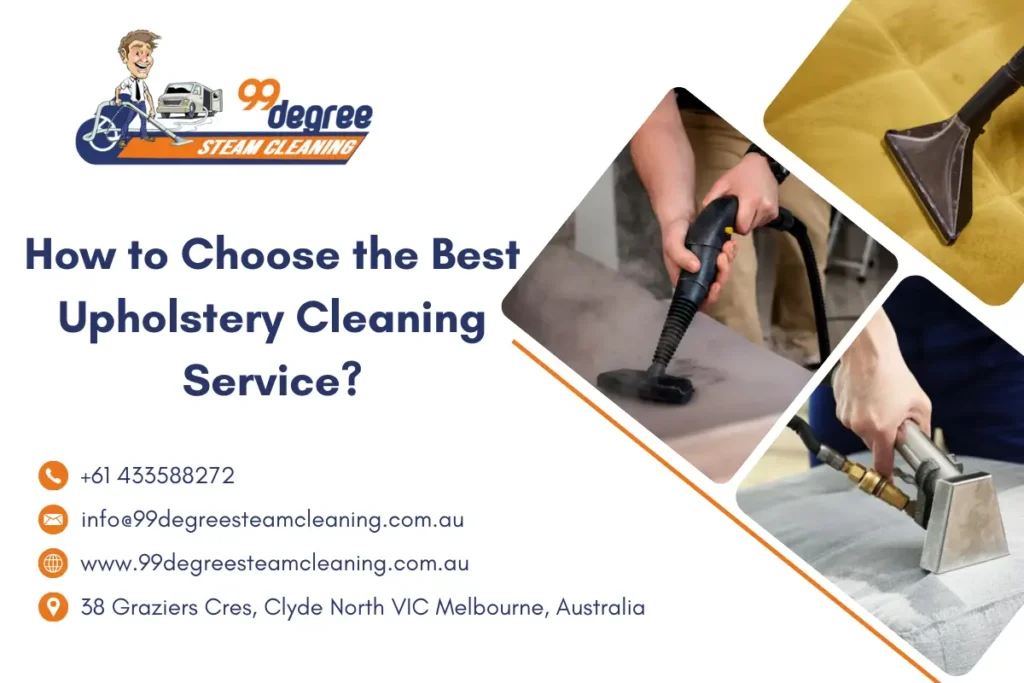 How to Choose the Best Upholstery Cleaning Service