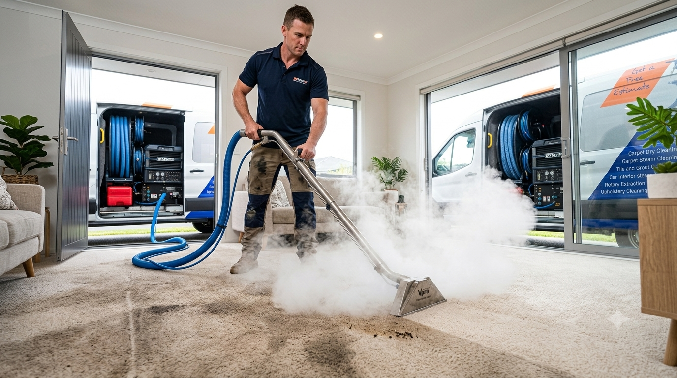 99 Degree truckmount carpet steam cleaning Melbourne